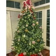 AMERZEST Artificial Christmas Tree 4.5ft Premium Blue Fir Christmas