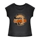 thumbnail image 1 of Camiseta para mujer verano cómoda ropa casual streetwear moda cuello redondo Negro, 1 of 7