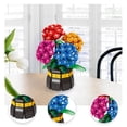 thumbnail image 6 of Honchoes Hydrangea Bouquet Building Set Compatible with Lego Flowers Bonsai Sahara Love 843 Pcs, 6 of 6