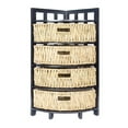 thumbnail image 4 of Heather Ann Creations Vale Corner Storage Cabinet with Baskets, 4 of 11