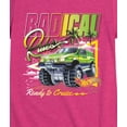 thumbnail image 3 of Hot Wheels - Radical Rides 80S - Girls Fitted Short Sleeve T-Shirt, 3 of 5