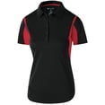 thumbnail image 2 of Holloway Sportswear M Womens Integrate Polo Black/Scarlet 222747, 2 of 5