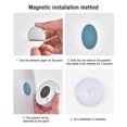 thumbnail image 4 of LED Closet Lamp, USB Rechargeable Easy Installation Energy Saving Motion Sensor Night Light Bright 2pcs Round  for Staircase for Bedroom, 4 of 7