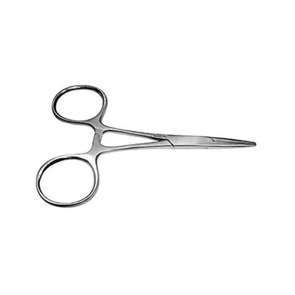 Pinza Mosquito Recta 9cm Hergom Silvery