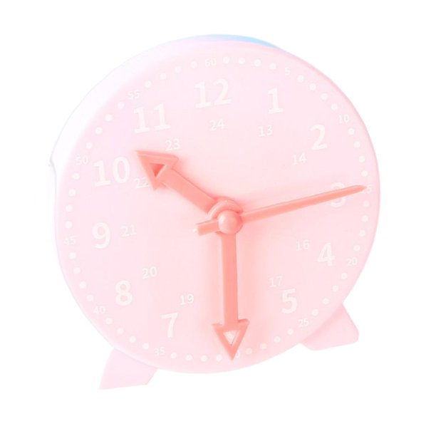 Reloj Montessori para niños Juego de juguete Preescolar temprano Ayudas para la enseñanza Crecer Reloj Reloj analógico para niños pequeños para Rosado Hugo reloj montessori para niños