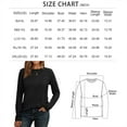 thumbnail image 2 of SUNBS Long Sleeve Shirts for Women Pleated Crew Neck Casual Fall Fashion Tops Loose Fit Clothes, Sizes S-2XL, 2 of 8