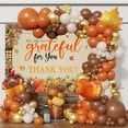 thumbnail image 2 of Fall Thank You for All You Do Backdrop Autumn Thanksgiving We are So Grateful for You Photography Background Pumpkin Friendsgiving Party Decorations Banner Photo Booth Props, 2 of 6