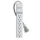 thumbnail image 1 of Protector contra sobretensiones Power Strip Belkin, 6 salidas, 720 julios, blanco, 1 of 5