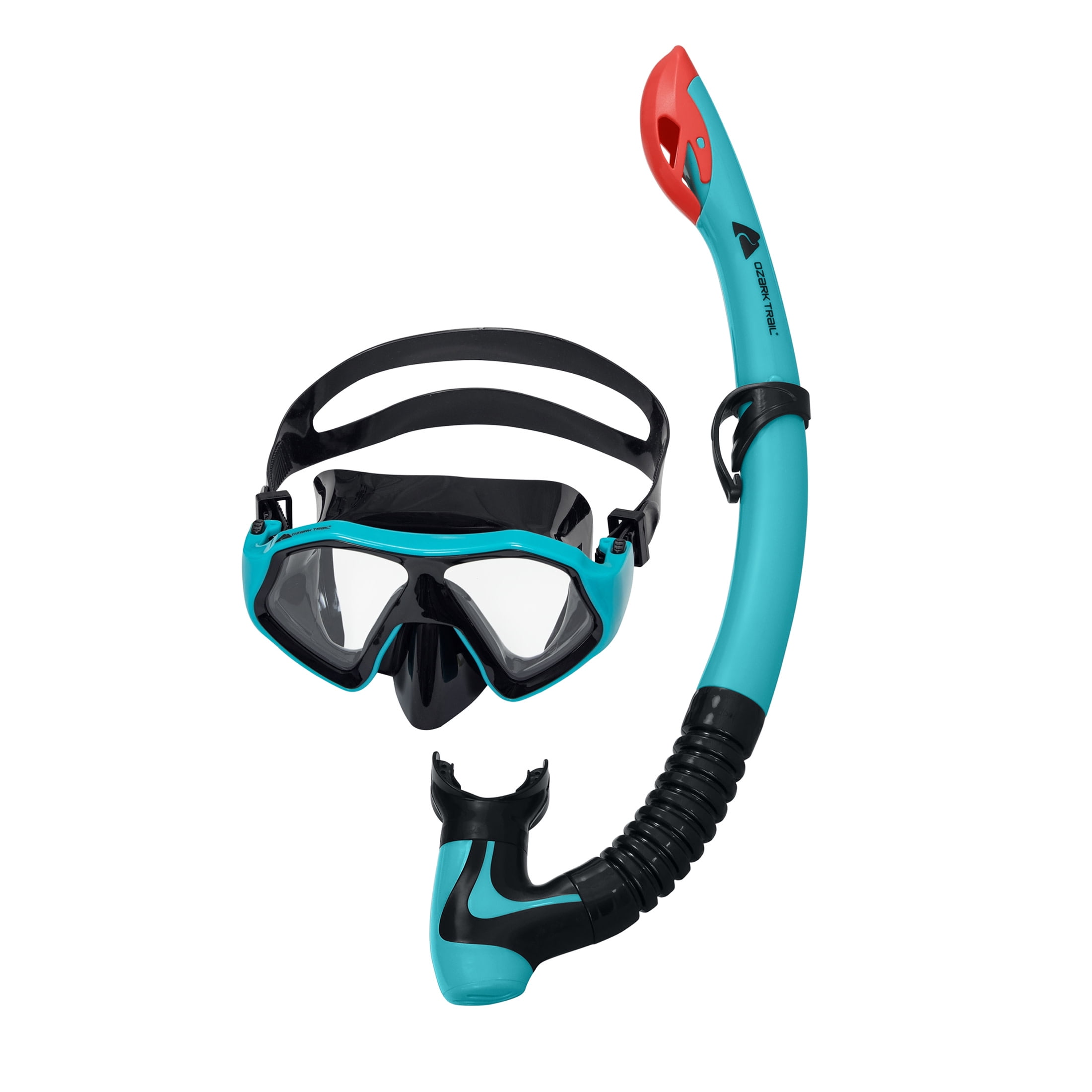 (2 pack) Ozark Trail Jr. Dominator Pro Youth 7+ Snorkel Mask