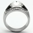 thumbnail image 3 of Anillo Color Plata Para Hombres de Acero Inoxidable Significativo Importante, 3 of 4