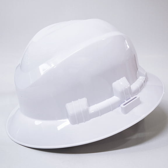 IGA Casco de Seguridad Industrial, Coraza Clase E, Ajuste Matraca (Blanco)