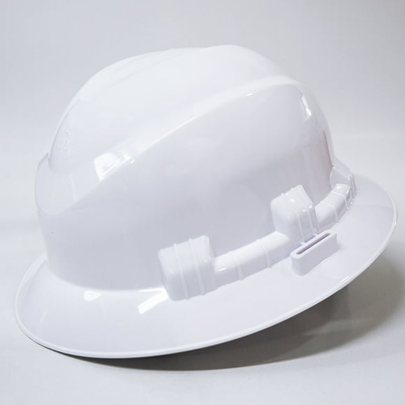 IGA Casco de Seguridad Industrial, Coraza Clase E, Ajuste Matraca (Blanco)