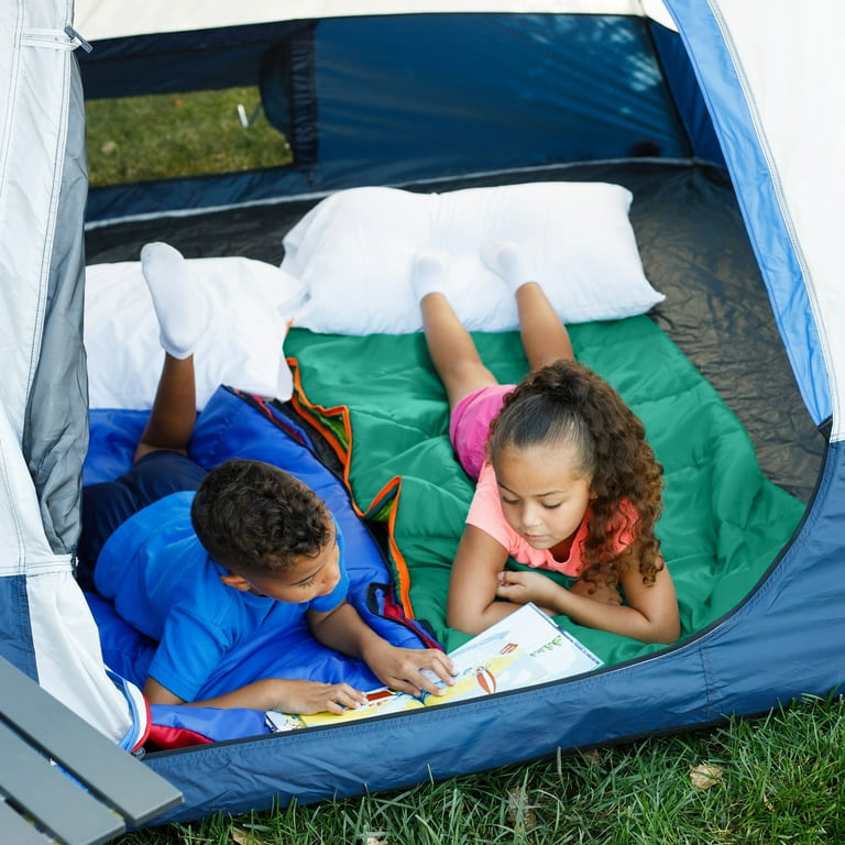 OZARK TRAIL 50F YOUTH WARM WEATHER RECTANGULAR SLEEPING BAG Dark