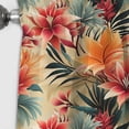 thumbnail image 4 of Designart "Sunset In The Tropics I" Floral Blackout Curtain Single Panel, 4 of 4