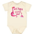 thumbnail image 3 of Inktastic My Yaya Loves Me Granddaughter Dinosaur Girls Baby Bodysuit, 3 of 5