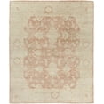 thumbnail image 5 of Hauteloom Seney Boho Hand Knotted Wool Natural Fiber Soft Area Rug - Traditional Floral Carpet for Living Room, Bedroom, Dining Room - Cream Peach - 2' x 3', 5 of 8