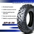 thumbnail image 5 of Set of 2 ATV UTV Tires 27x9-14 27X9x14 6PR Mud, 5 of 10