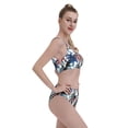thumbnail image 6 of High Waisted Bikini Sets For Women, Palm Tree Doodle Swimsuits Tummy Control, Two Pieces Bathing Suit, 6 of 8