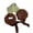 Coffee color, variant on Warm Ear Muffs with Color Blocked Design for Cold Weather Ear Protections During Outdoor Activity and Daily Commutes