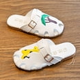 thumbnail image 6 of FRSASU Kids Sandals Children Boys Girls Summer Animal Leather Slipper Casual Sandals Shoes Yellow 8(26), 6 of 7
