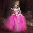 thumbnail image 1 of Niña Princesa Aurora Cosplay Baile de graduación Vestido Fiesta Bella Durmiente Disfraz Rose Red_f3-4Y, 1 of 1