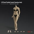thumbnail image 5 of ANT 1/6 Flexible Seamless Stainless Steel Skeleton Body 12"Female Action Figure Body Suntan Skin Toy, 5 of 6