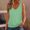 thumbnail image 2 of AherBiu Tank Tops for Women V Neck Sleeveless Summer Casual Top Tees Shirts Plain Comfy Blouse Camisole, 2 of 5