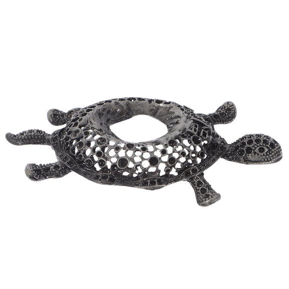 AURARMLET Metal Turtle Crystal Sphere Holder Decorative Stand in Assorted Colors, Stable and Stylish Display for Home or Office