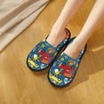 thumbnail image 6 of Fotbe Vehicles Cartoon with Funny Drivers Pattern Women's Fuzzy Slippers Plush Slippers Fluffy Winter House Shoes Indoor and Outdoor-Medium, 6 of 8