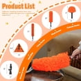 thumbnail image 3 of LAANPOLE 20FT Reach Dusters for Cleaning, Ceiling Fan Cleaner Duster with Extension Pole, Wall and Baseboard Cleaner Mop with Handle for Window Cobweb Fan Blade and High Ceiling, 3 of 10