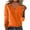 Orange, variant on Womens Sweater Long Sleeved Knitted V-neck Pullover Solid Color Sweater Yellow S,Blouse for Women