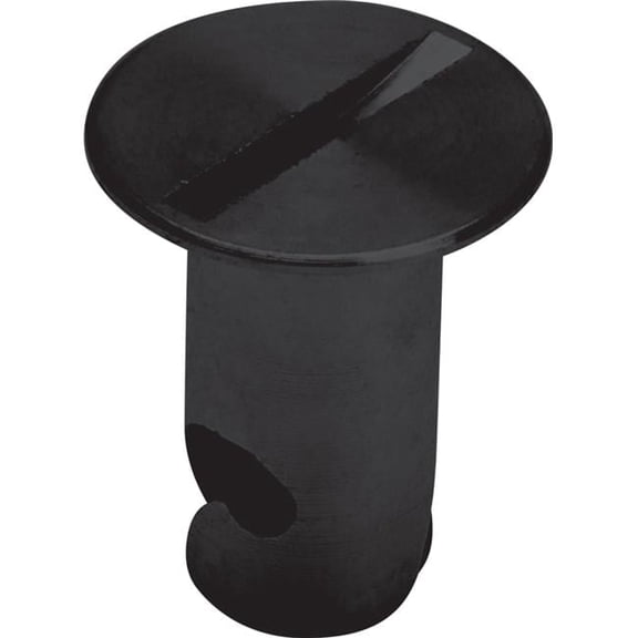 Allstar Performance ALL19263 Quick Turn Fastener - Flush Head - Slotted - 7/16 x 0.400 in Body - Black Anodized Aluminum - Set of 50