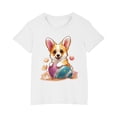 thumbnail image 4 of Jamicy Graphic Tees Kids 2025 New Summer Wear Toddler Kids Boys Girls Cotton Easter Day T-Shirt Fashion Cute Round Neck Print Tee Short Sleeve Top, 4 of 4