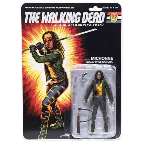 McFarlane The Walking Dead Shiva Force Michonne Action Figure (Bloody)