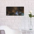 thumbnail image 7 of Luxe Metal Art 'Lv Color' by Sebastien Lory, Metal Wall Art, 24"x12", 7 of 7