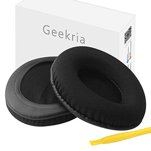 Geekria Replacement Earpad, Compatible with Turtle Beach Ear Force XP500, XP400, XP300, XO Four, XO Three, XO ONE Gaming Headset Ear Pad/Ear Cushion/Earpads Repair Parts (Mesh Fabric)