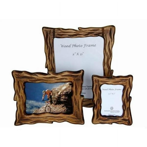 Sunshine Trading  Handmade Wood Photo Frame - 3.5 x 5 Inch