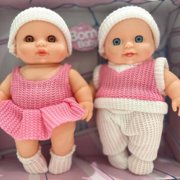 GN Universe Twins Cute Baby Dolls Boy and Girl Set Outfit and Sounds