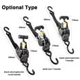 thumbnail image 3 of Mistaha Effortless Cargo Securing Retractor with Ergonomic T-Handle Design & 680kg Load Capacity | Self-Retracting Webbing Device for Auto & Motorcycle Travel - Black Electrophoretic Coating, 3 of 6