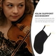 thumbnail image 2 of OULII 1Set Black Cotton Violin Chin Rest For Simple Design Violin Playing Accessory, 2 of 8