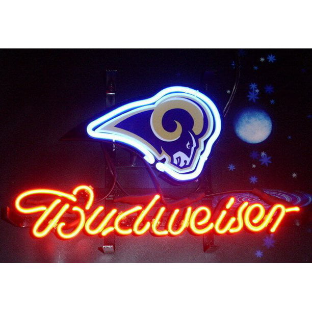 Budweiser Bud Light St Louis Blues Neon Sign Beer Bar 14"x10" Lamp Bedroom 