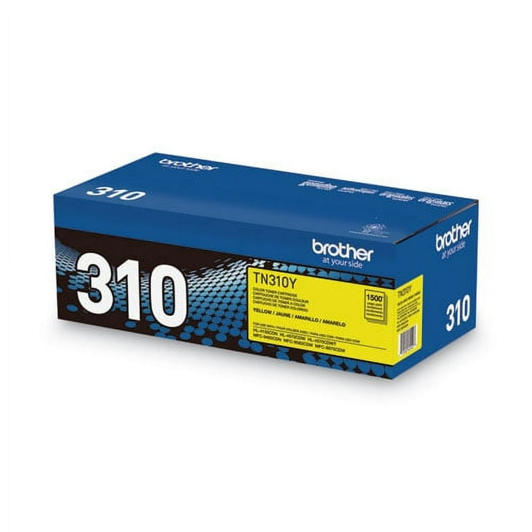 TN310Y Toner, 1,500 Page-Yield, Yellow TN310Y Toner, 1,500 Page-Yield, Yellow