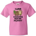 thumbnail image 3 of Inktastic I Love Hanging out with My Mommy with Sloth Youth T-Shirt, 3 of 5