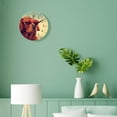 thumbnail image 4 of 14 Inch Wall Clock Battery Operated Silent Clock Decorative for Office, Kitchen, Outdoor, Living Room，A Cute Golden Retriever Lovely Design, 4 of 4