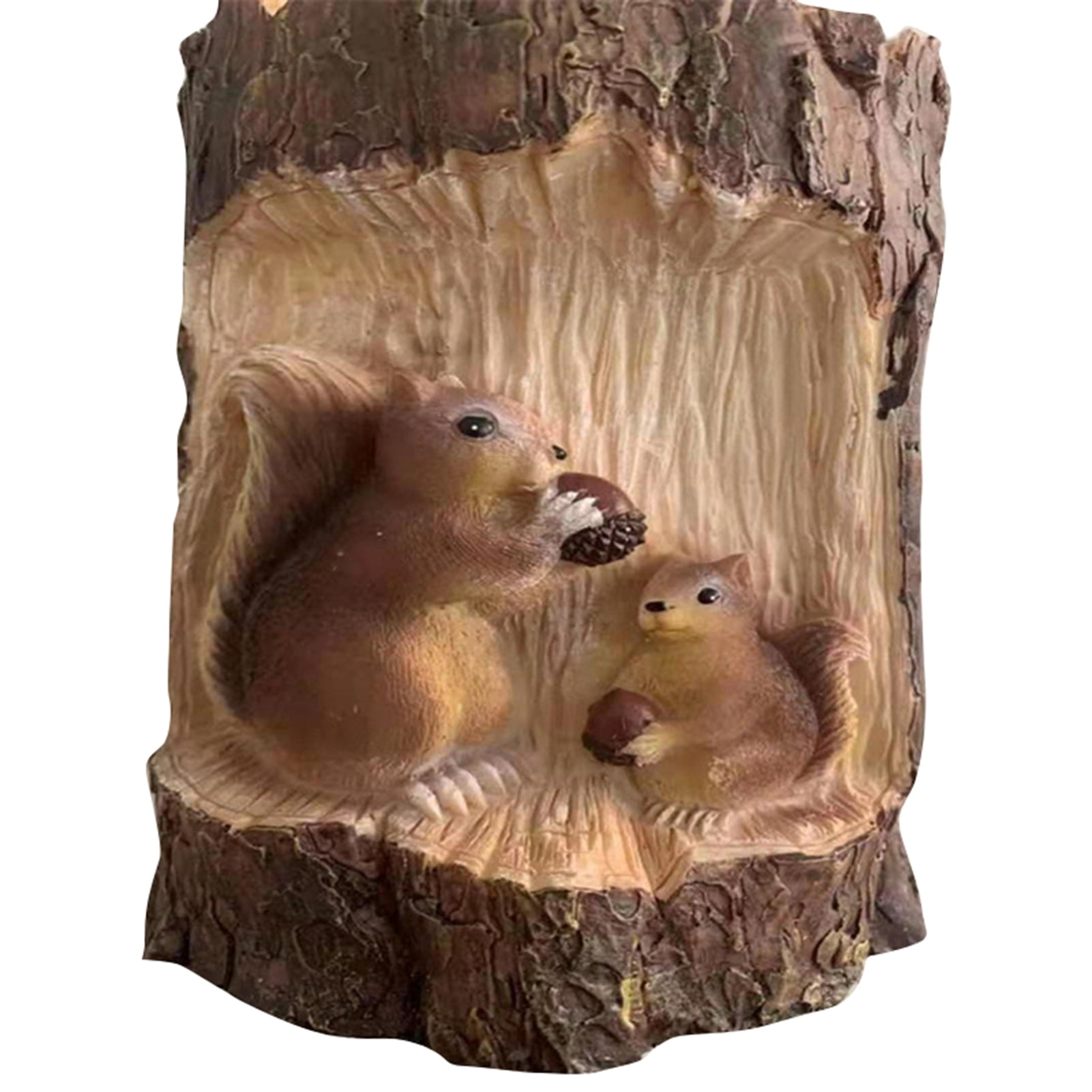 Cartoon Resin Animal Decor Ornament with LED Light Realistic Design Plant  Micro-Landscape Durable Long Lasting for Room - Walmart.com