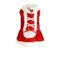 thumbnail image 2 of Christmas Pet Costume for Small Medium Dogs, Santa Claus Transformers Theme Dog Clothing, Festive Animal Apparel for Holiday Parties(Red,A), 2 of 9
