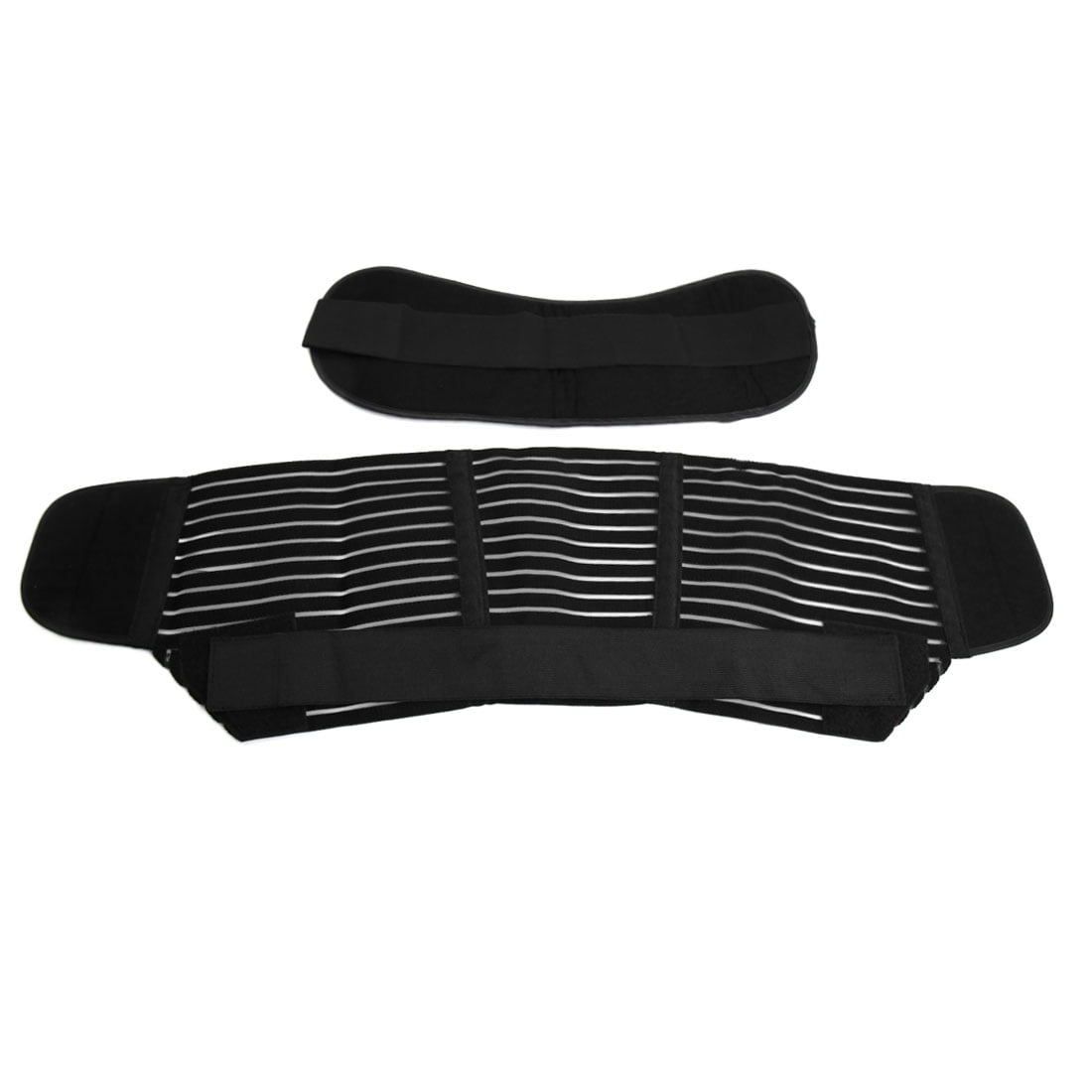 Unique Bargains Maternity Antepartum Belt Pregnant Women Abdominal Support Waist Belly Band Back Brace Black S