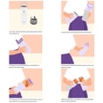 thumbnail image 3 of Botella de agua con aislamiento de 530 ml con pajita y 2 tapas, 3 of 8