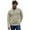 Natural, variant on Men's Merino Wool Shawl Collar Single Button Sweater