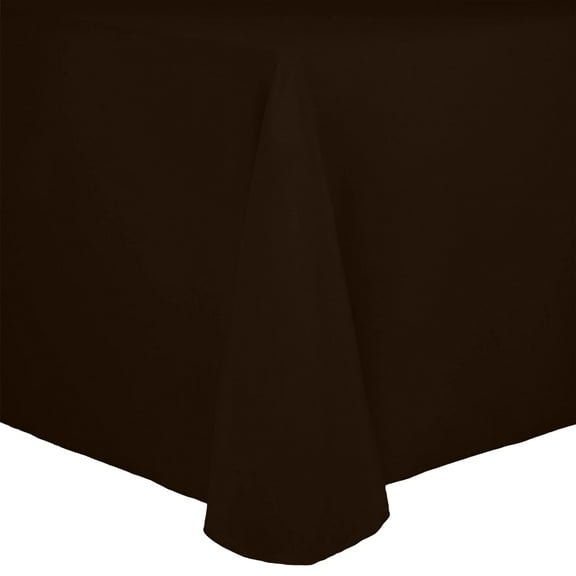 Ultimate Textile Cotton-feel 108 x 132-Inch Oval Fine Dining Tablecloth